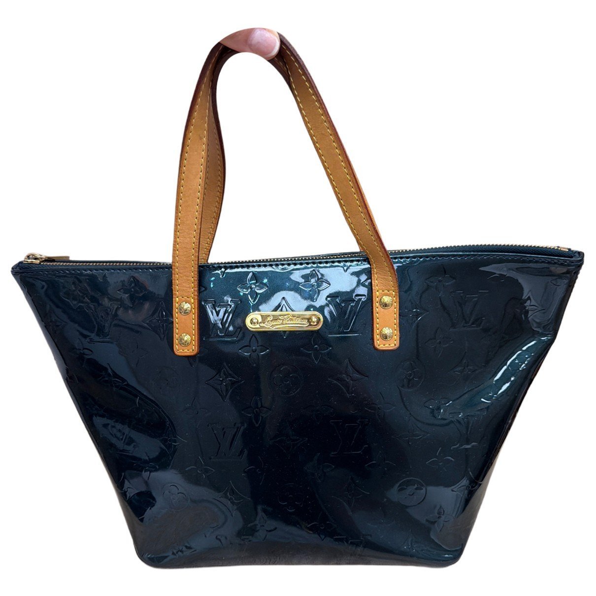 Bellevue patent leather tote