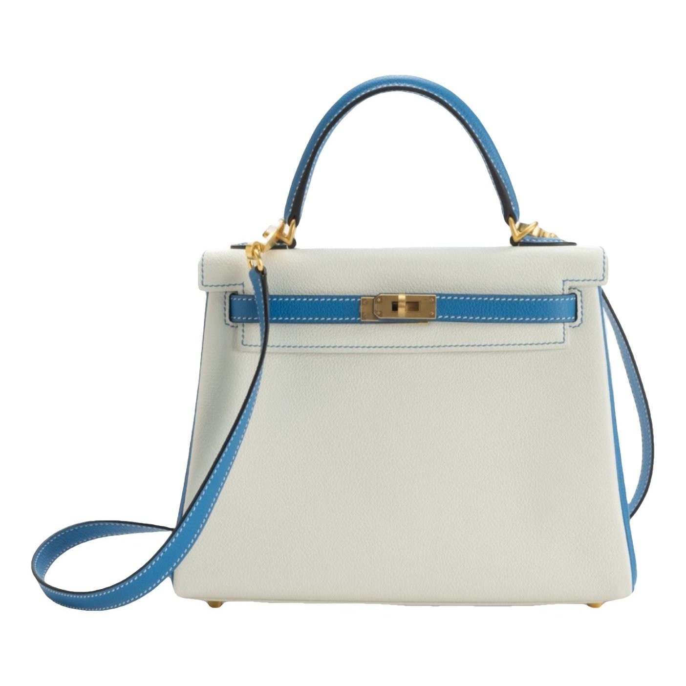 Kelly 25 leather handbag