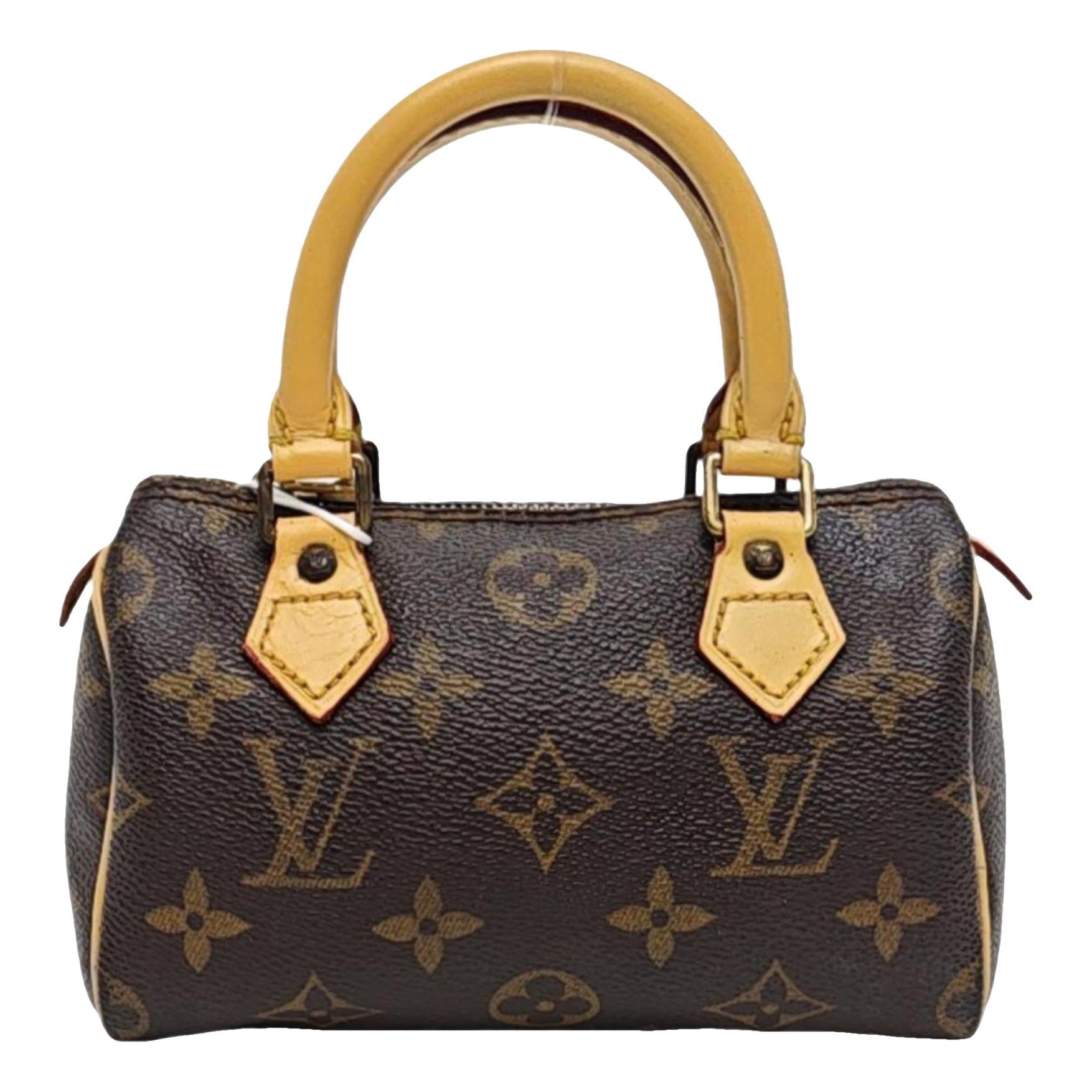 Nano Speedy / Mini HL leather handbag