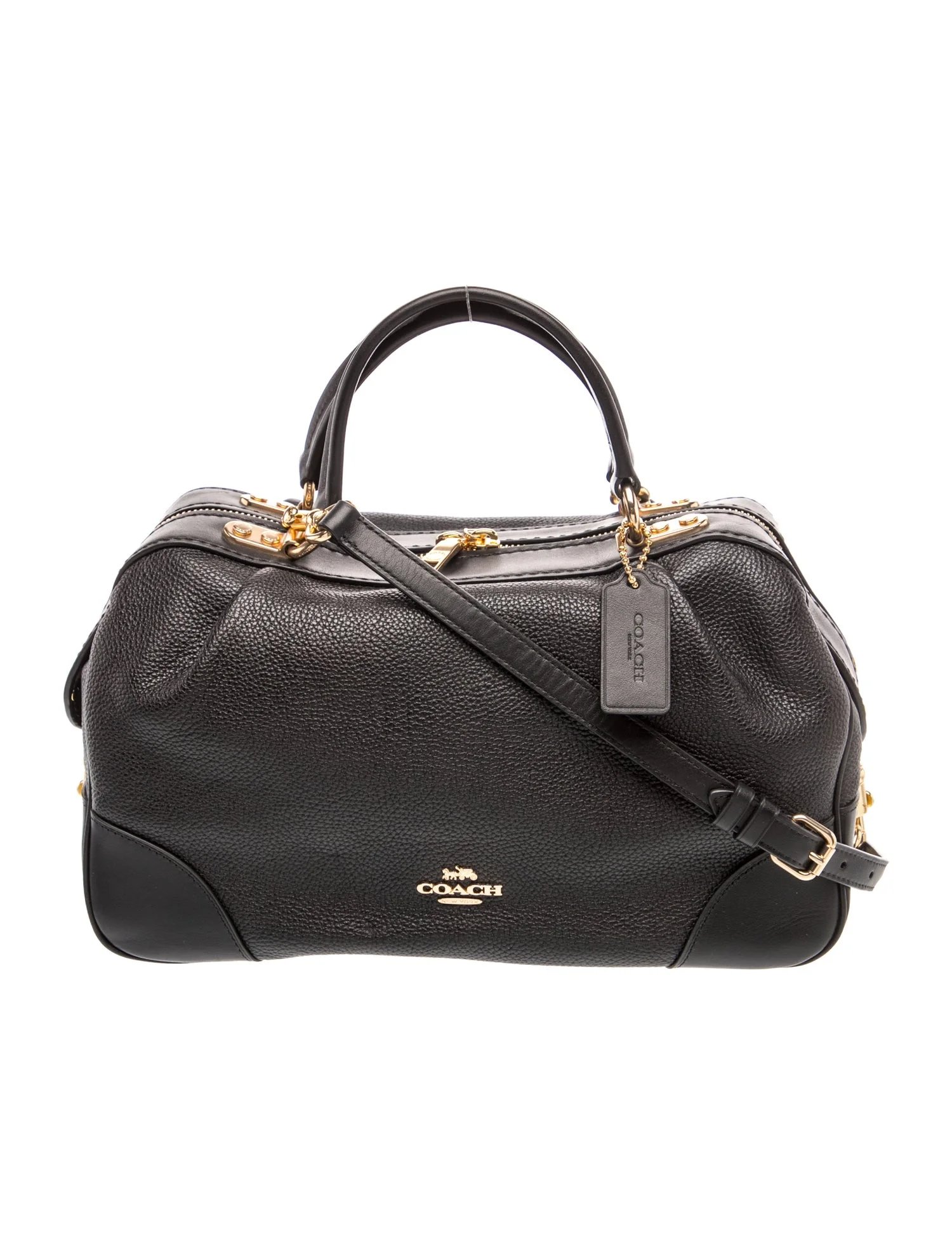 Leather Top Handle Bag