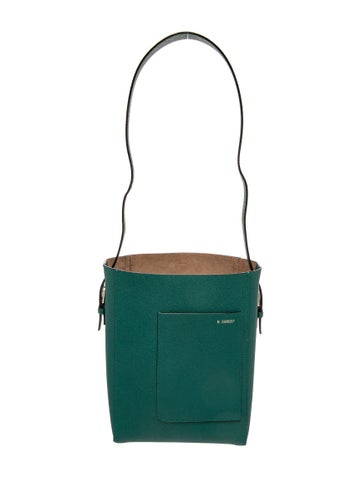 Embossed Leather Shoulder Bag