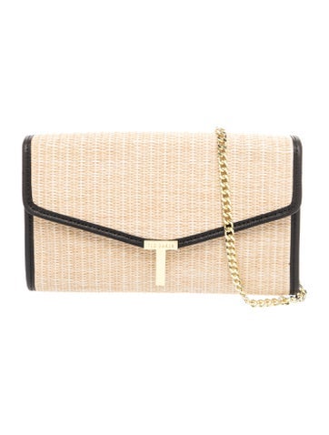 Raffia Clutch