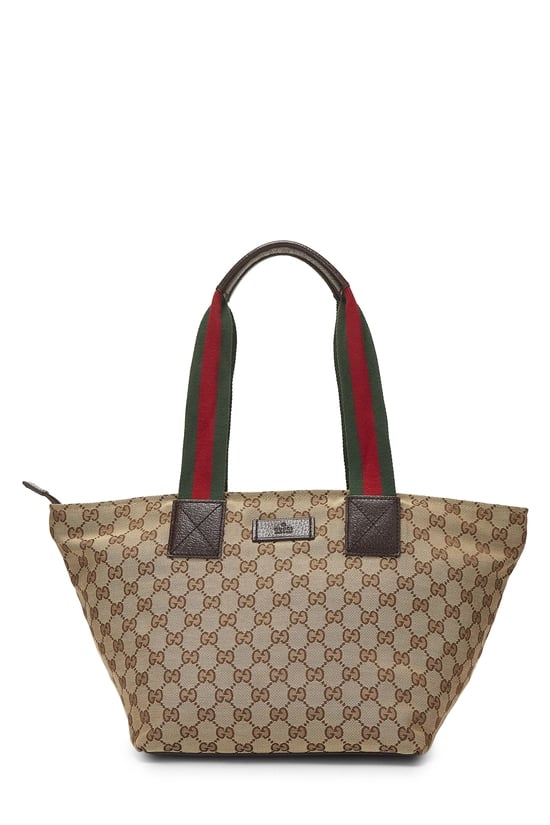 Original GG Canvas Soft Zip Tote