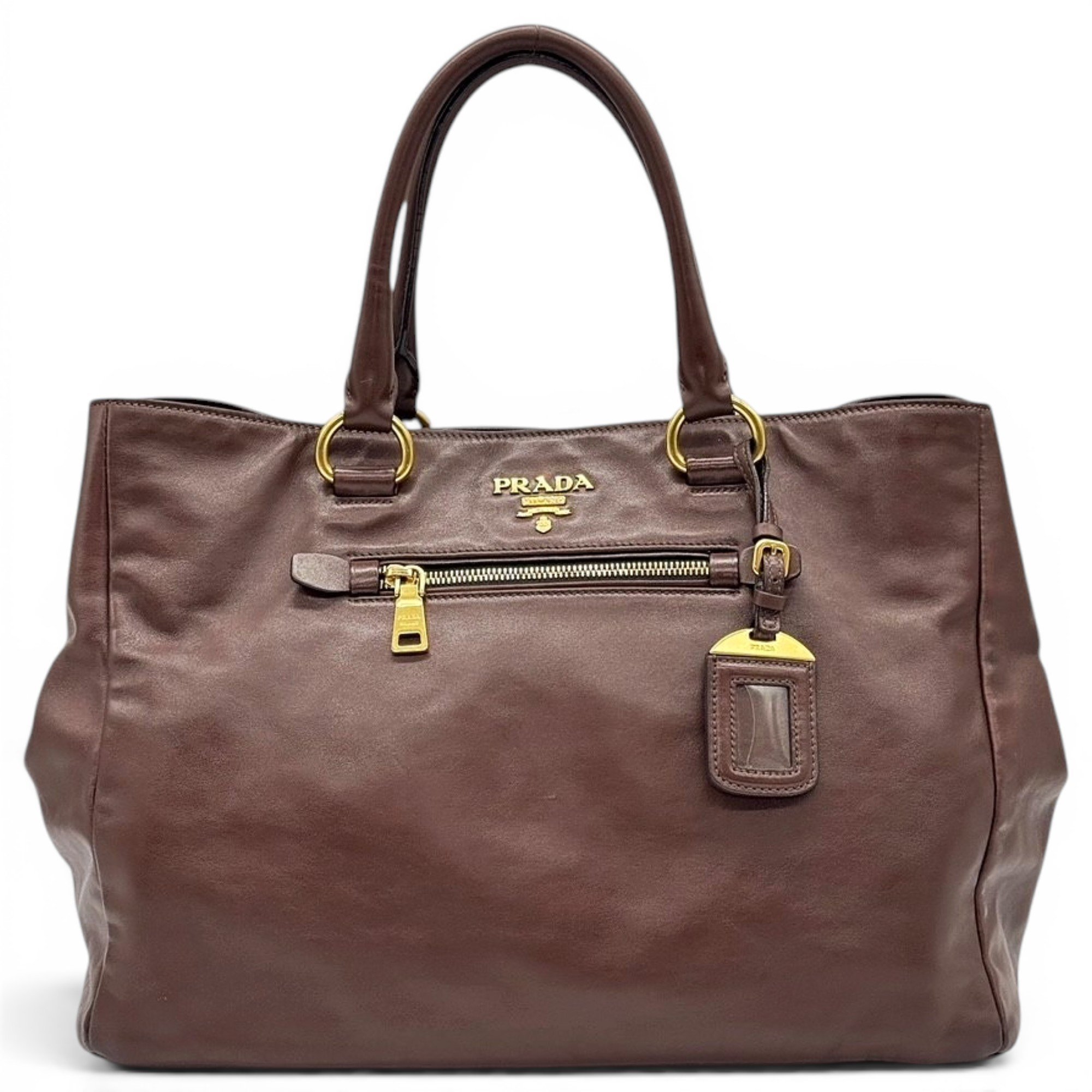 Leather handbag