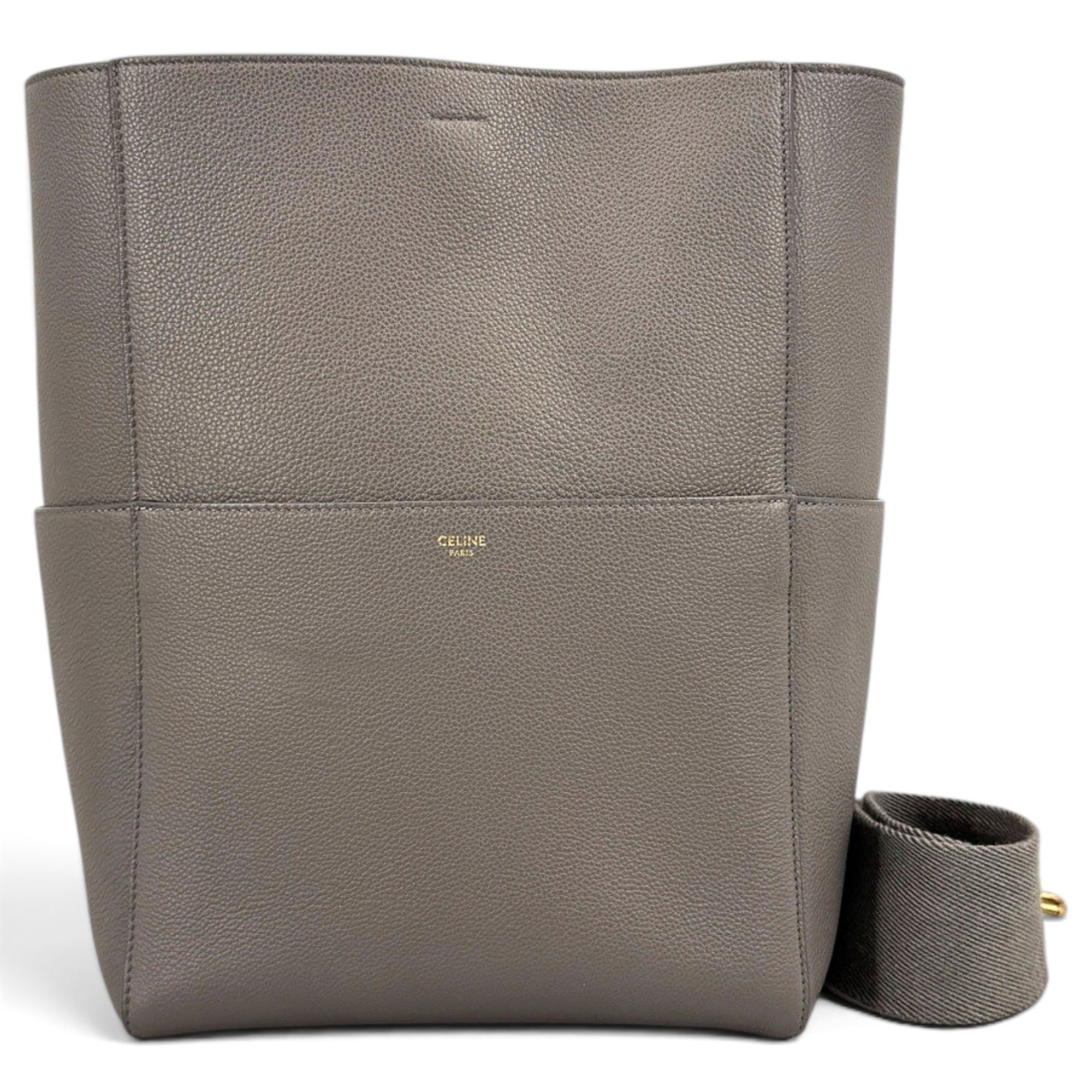 Seau Sangle leather tote