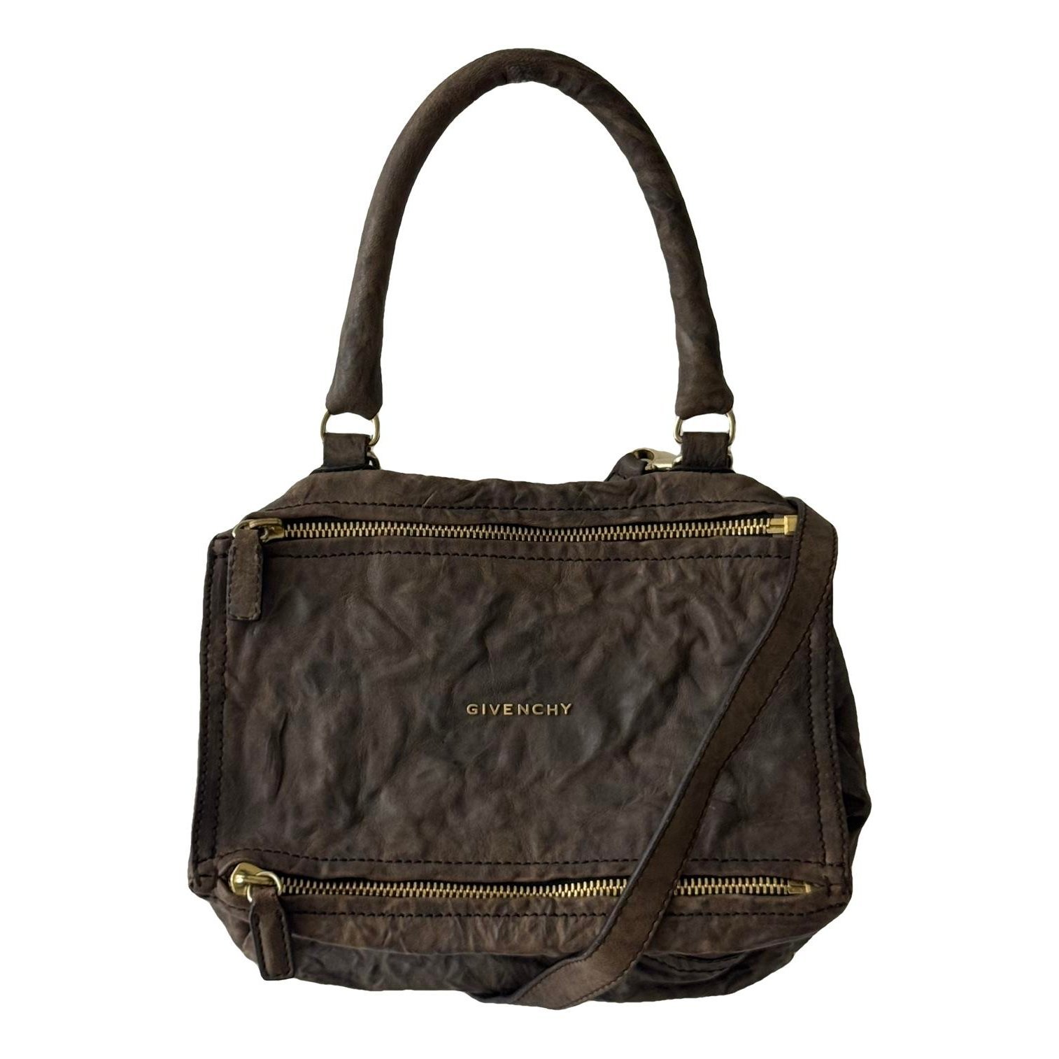 Pandora Box leather crossbody bag