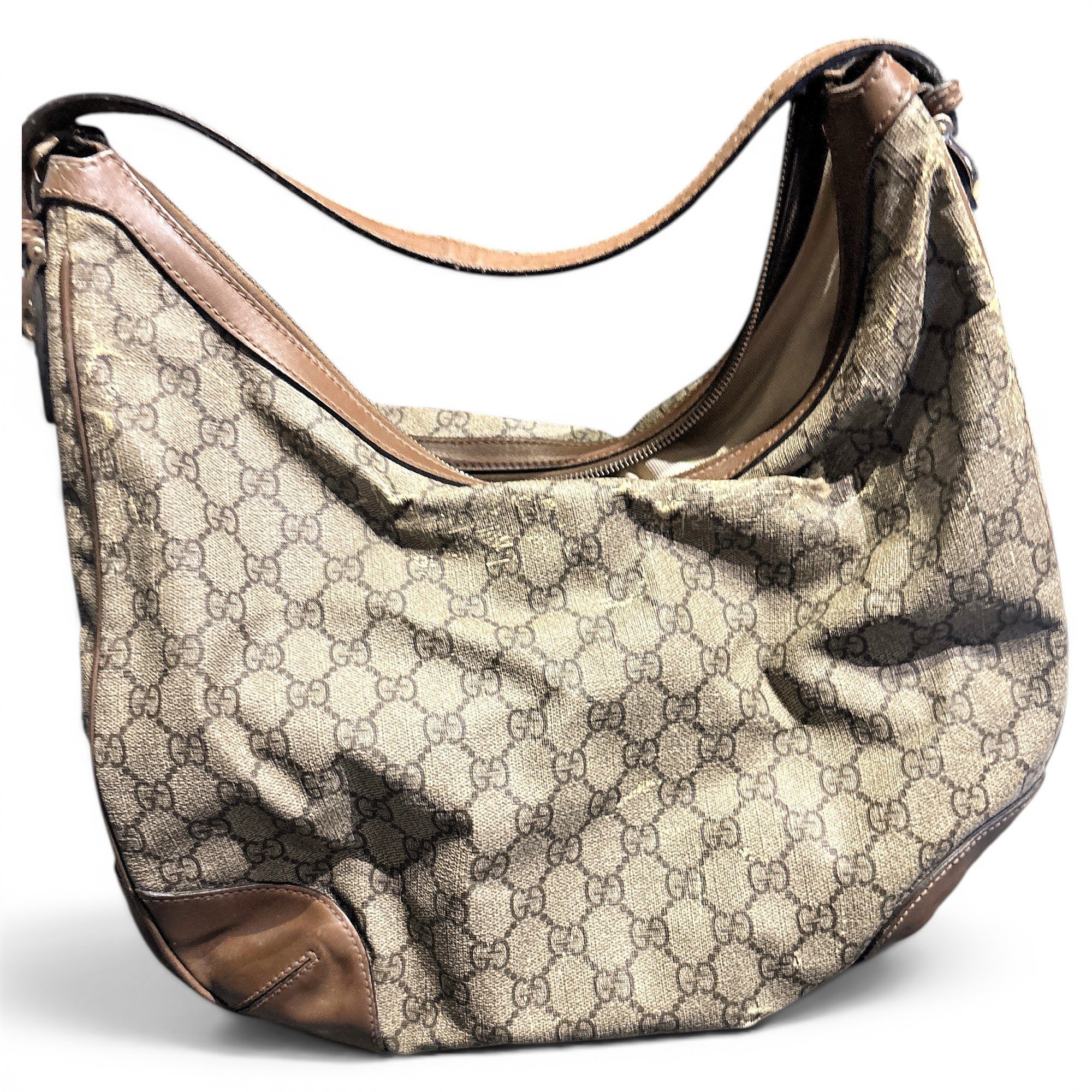 Gucci B leather handbag