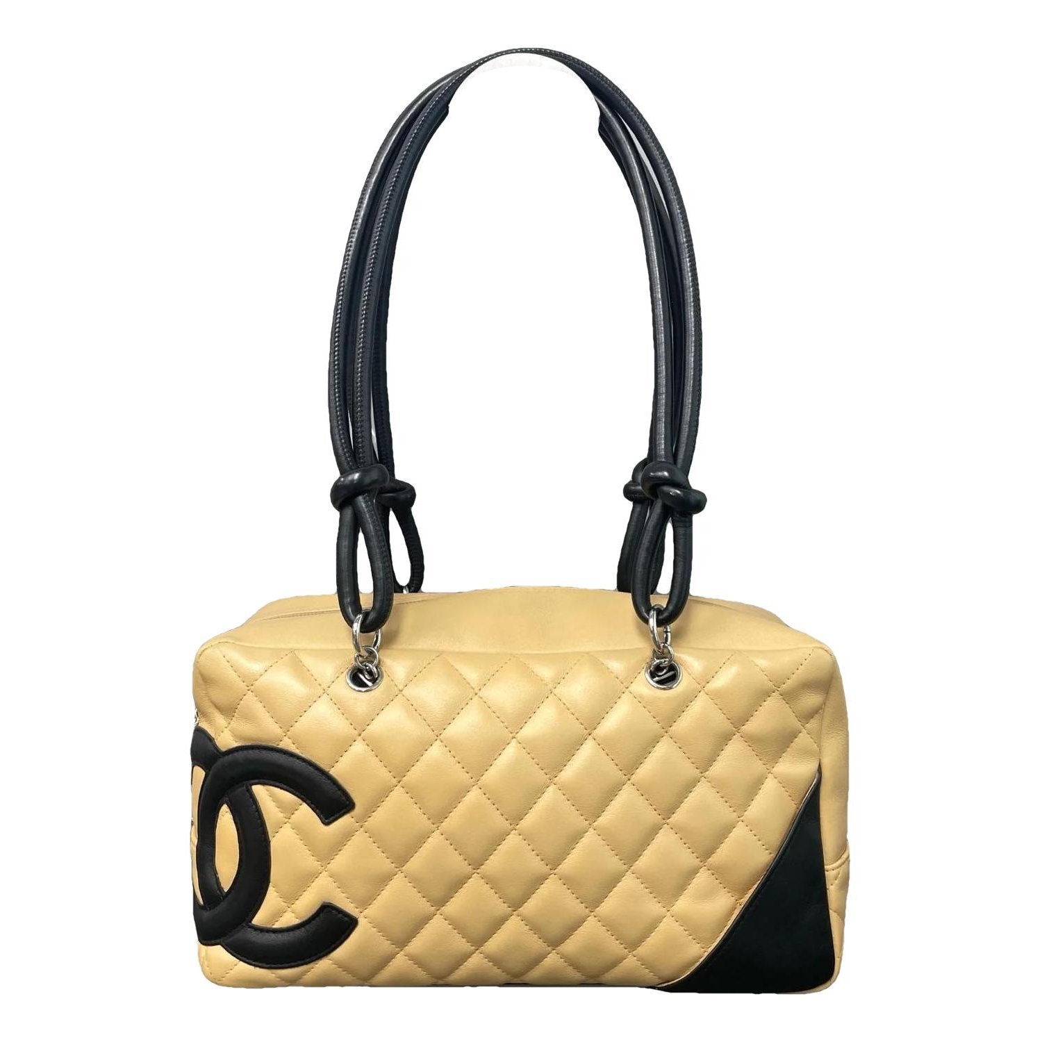 Cambon leather bowling bag
