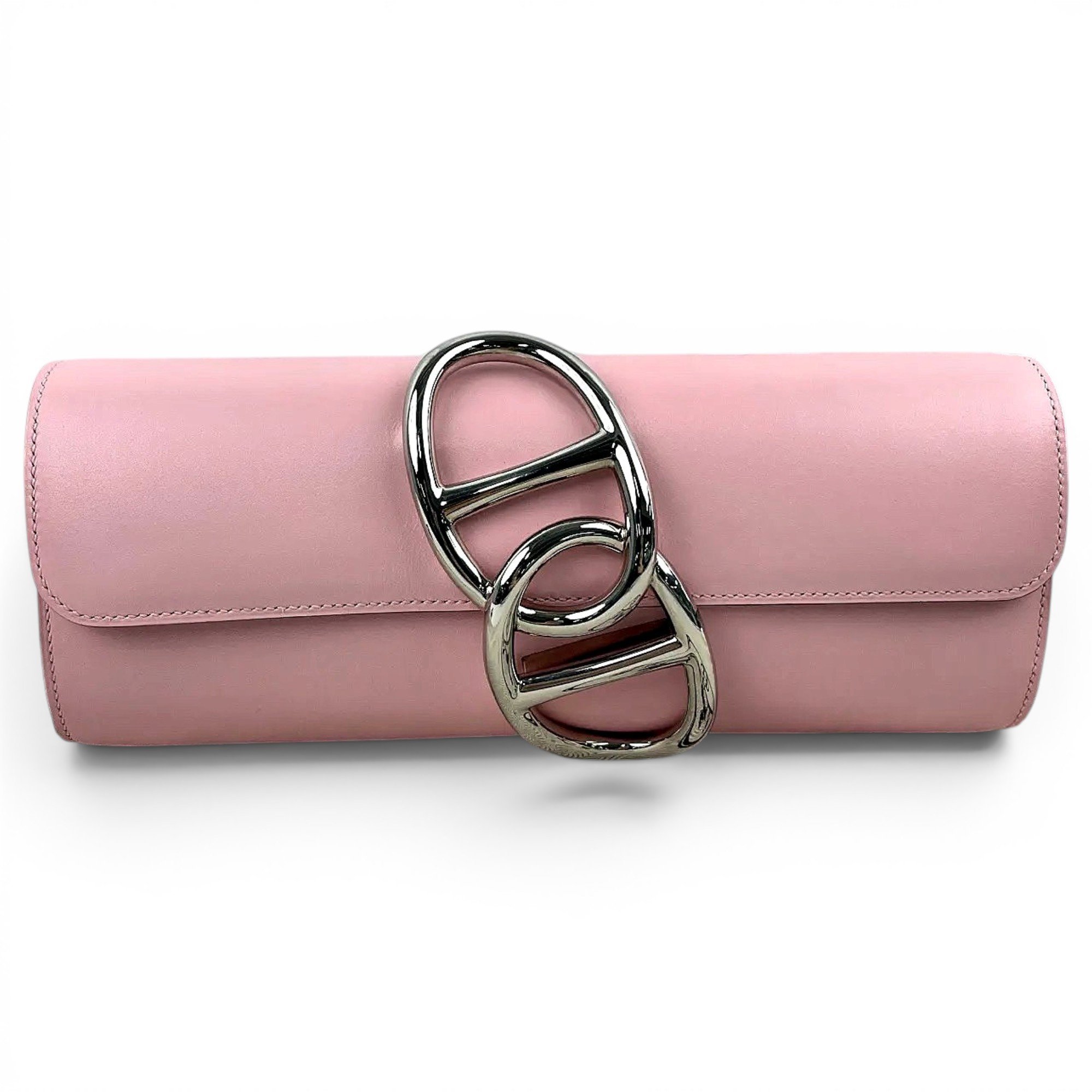 Egée leather clutch bag