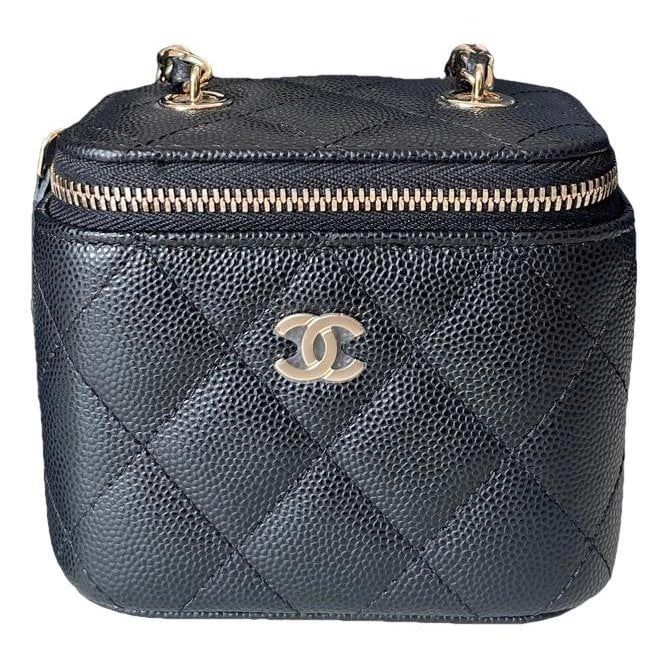 Trendy CC Vanity leather handbag