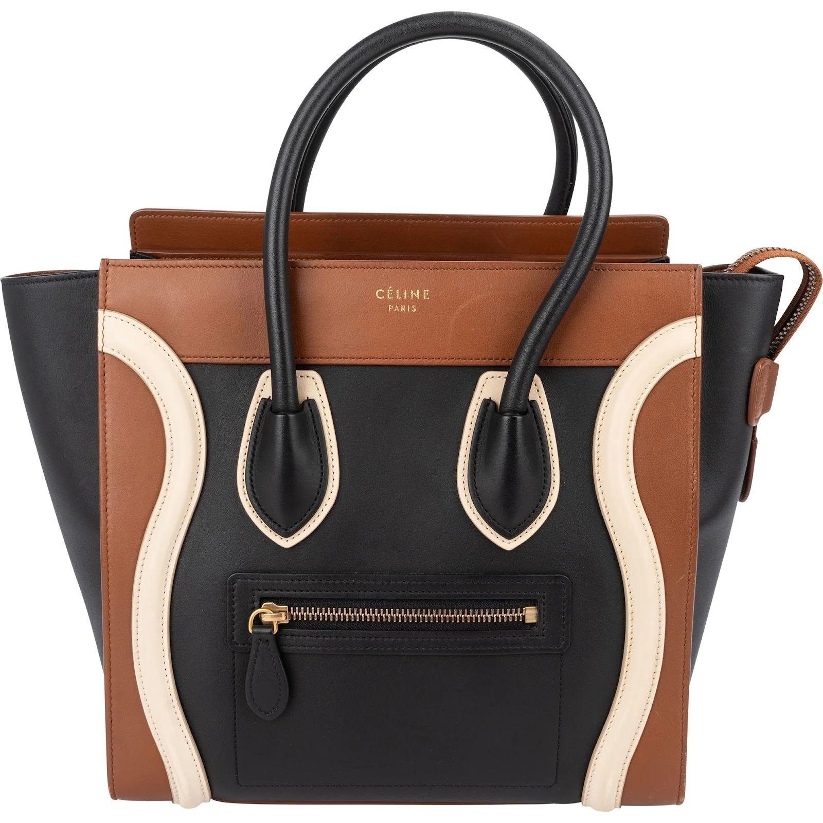 Luggage leather handbag