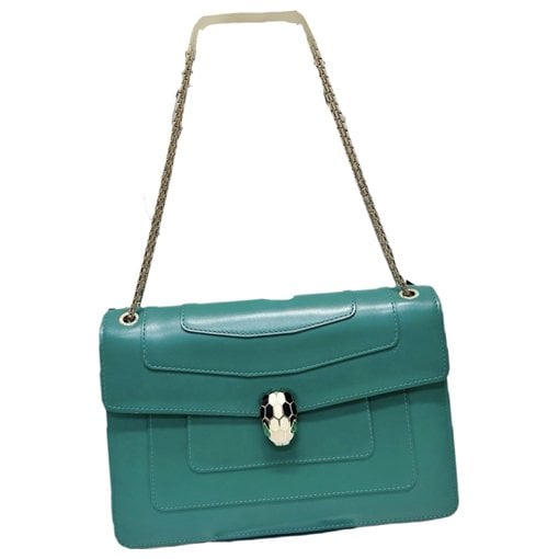 Serpenti leather handbag