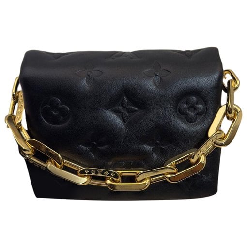 Coussin leather handbag