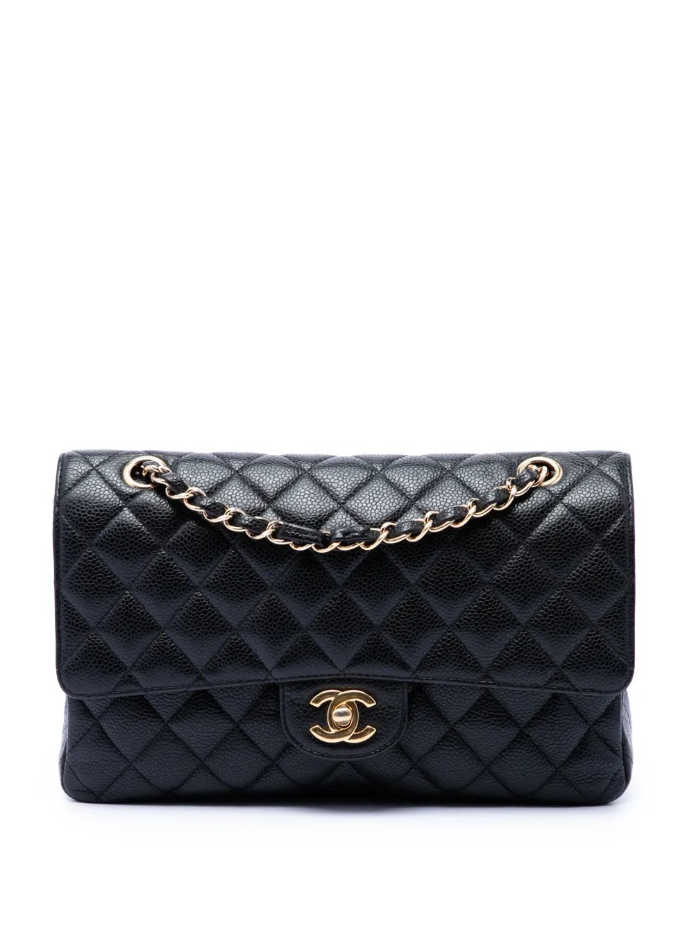 2009-2010 Medium Classic Caviar Double Flap shoulder bag