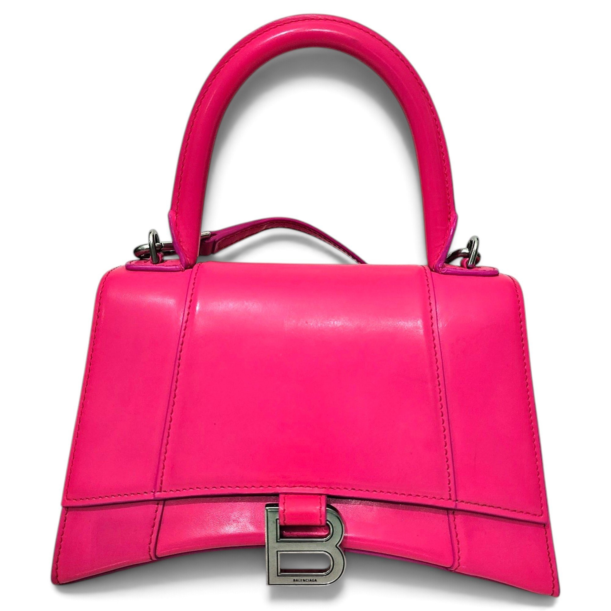 Balenciaga Hourglass leather handbag