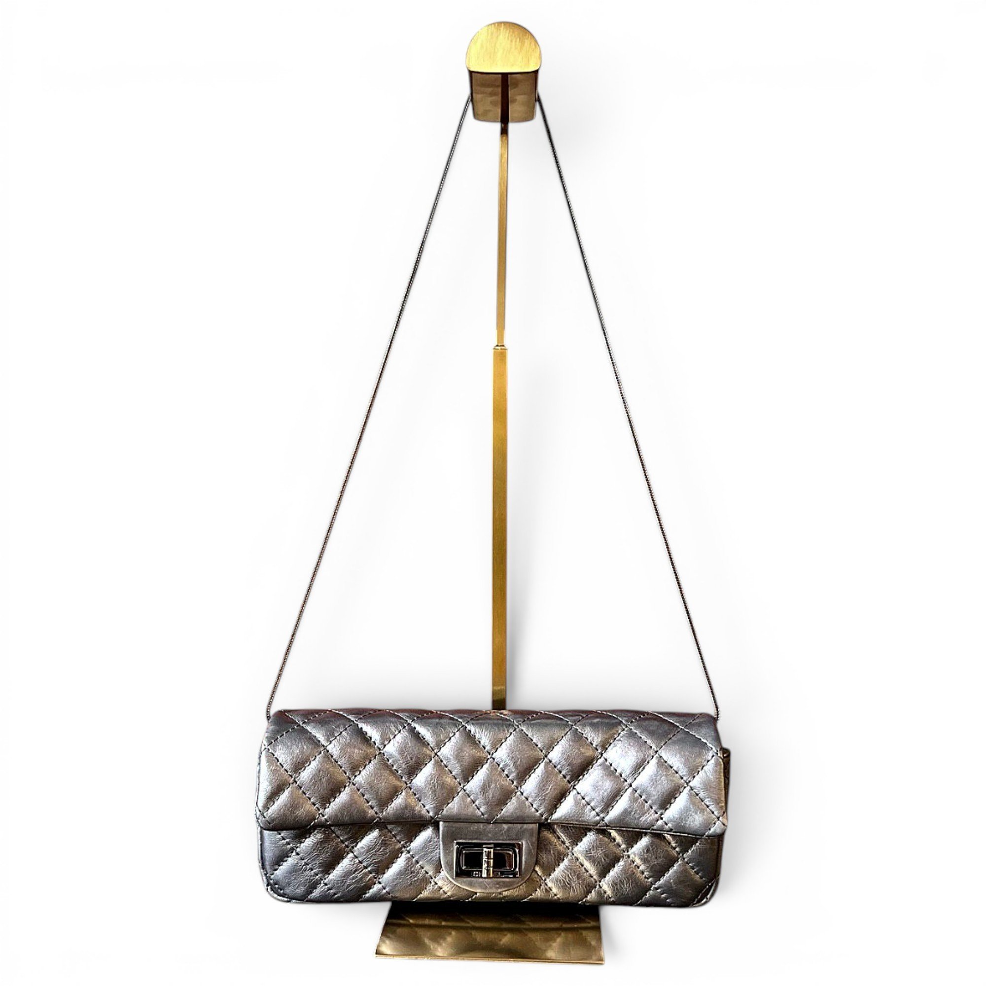 2.55 Long leather handbag