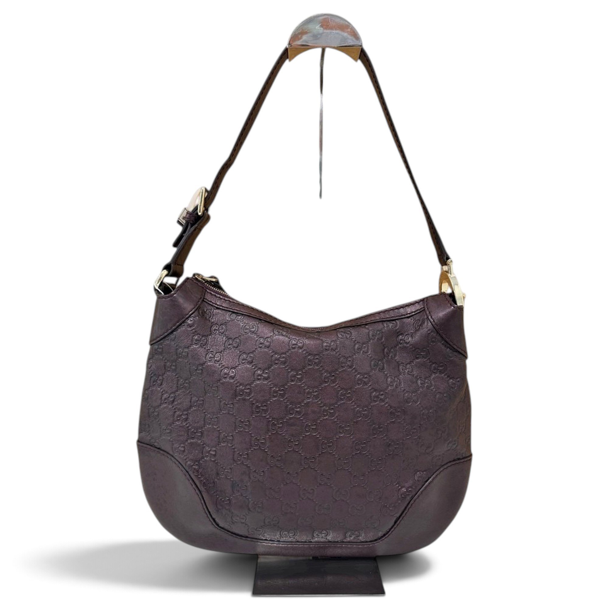 Hobo leather handbag