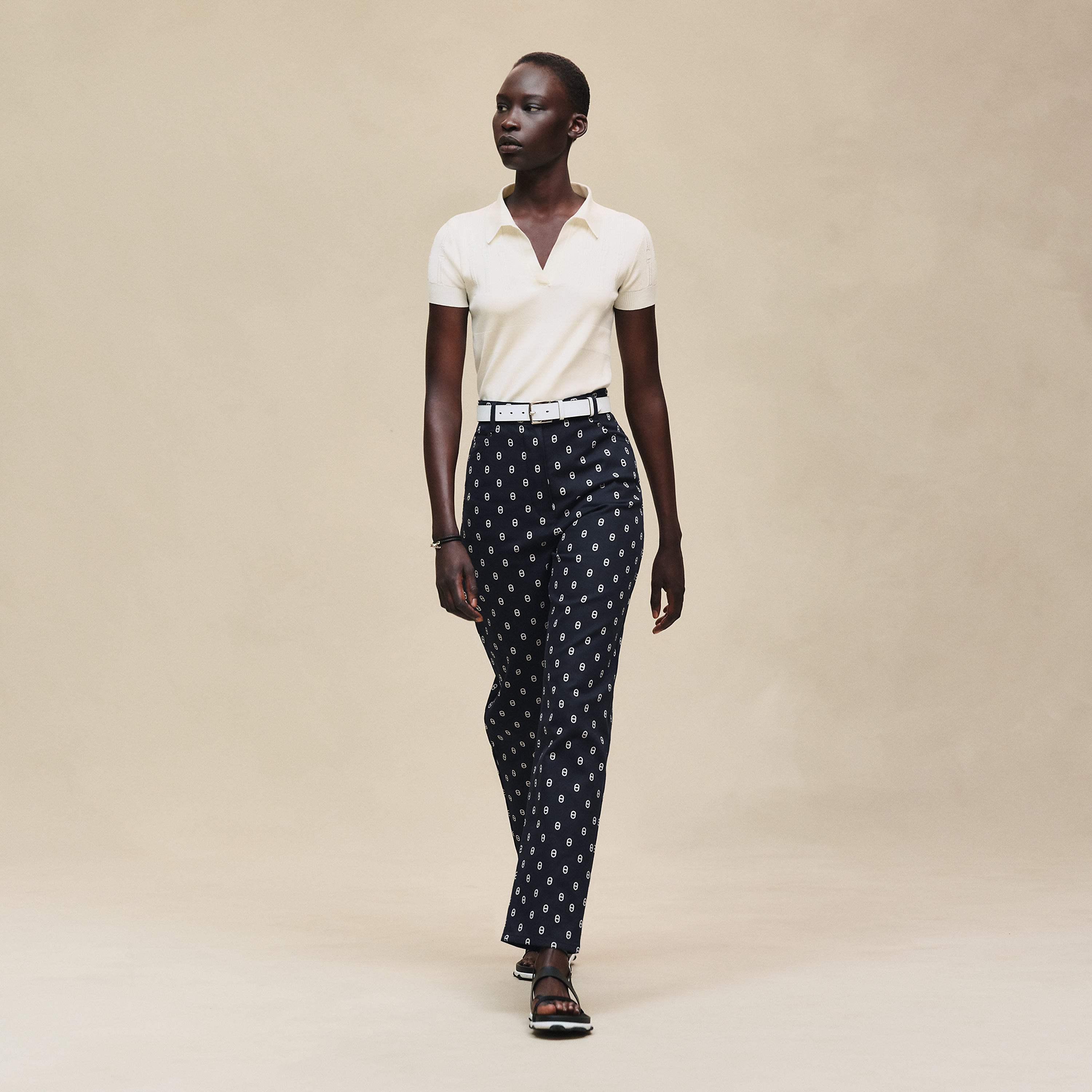 "Chaine d’Ancre" straight leg pants