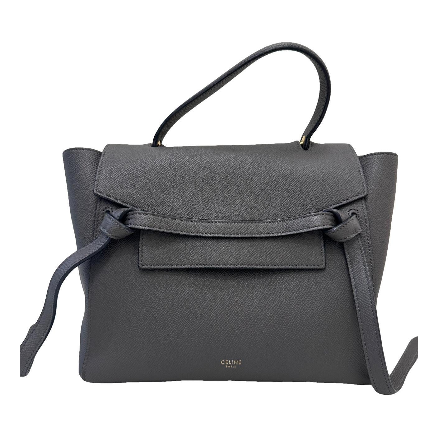 Belt leather handbag