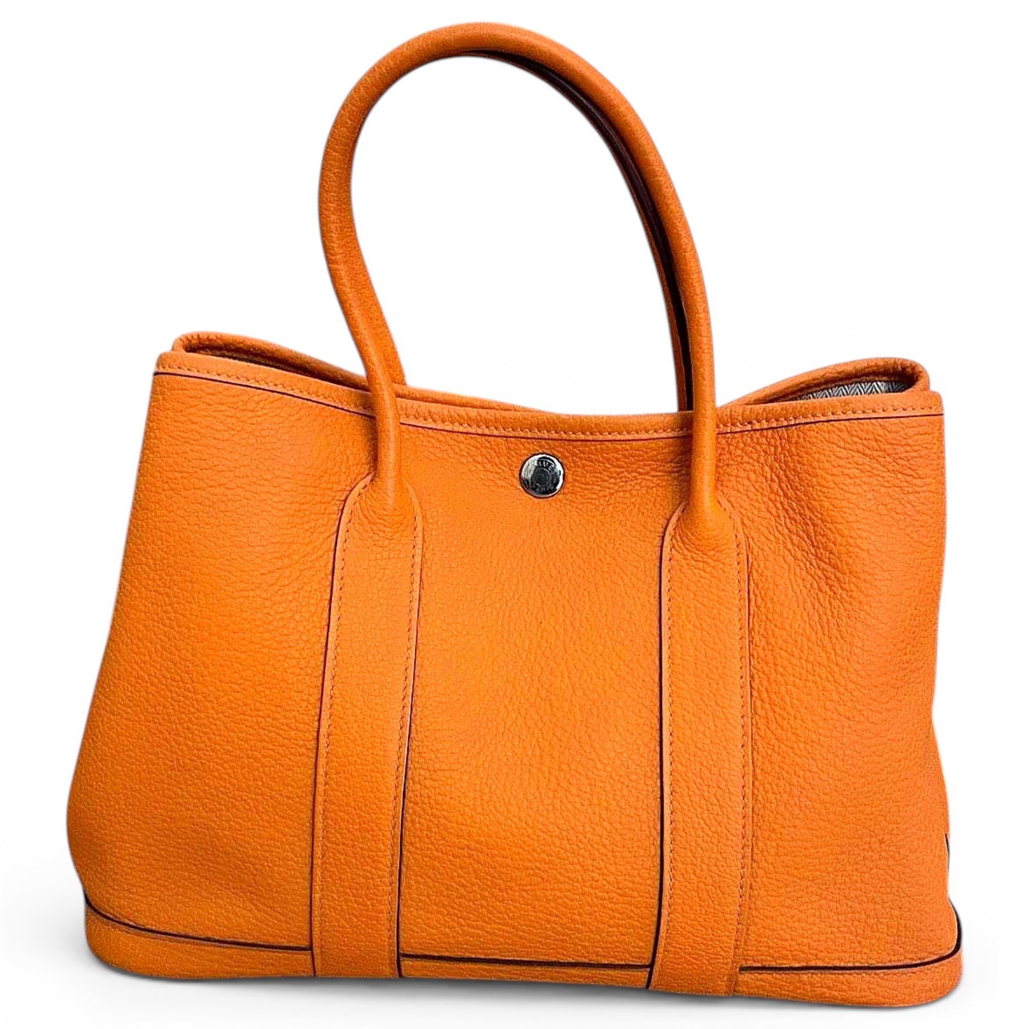 Garden Party leather handbag