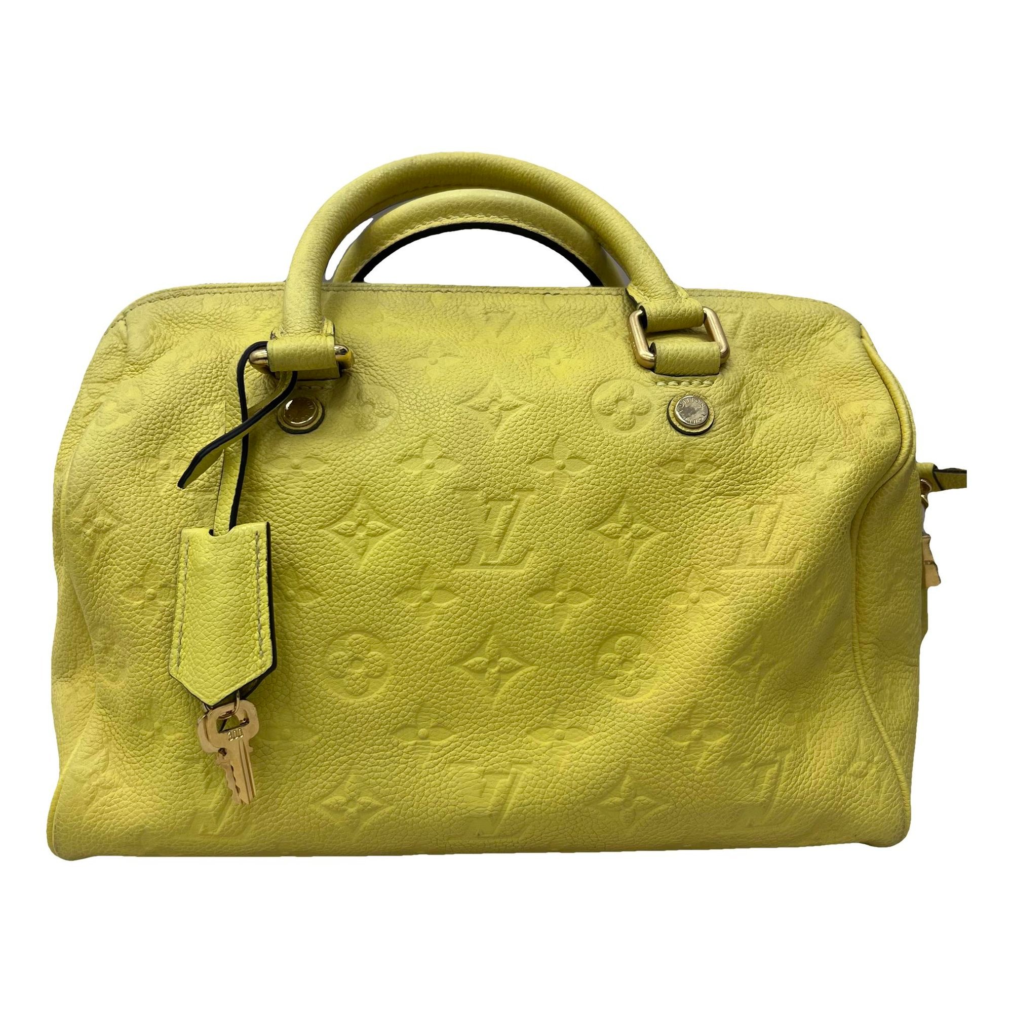 Speedy leather handbag