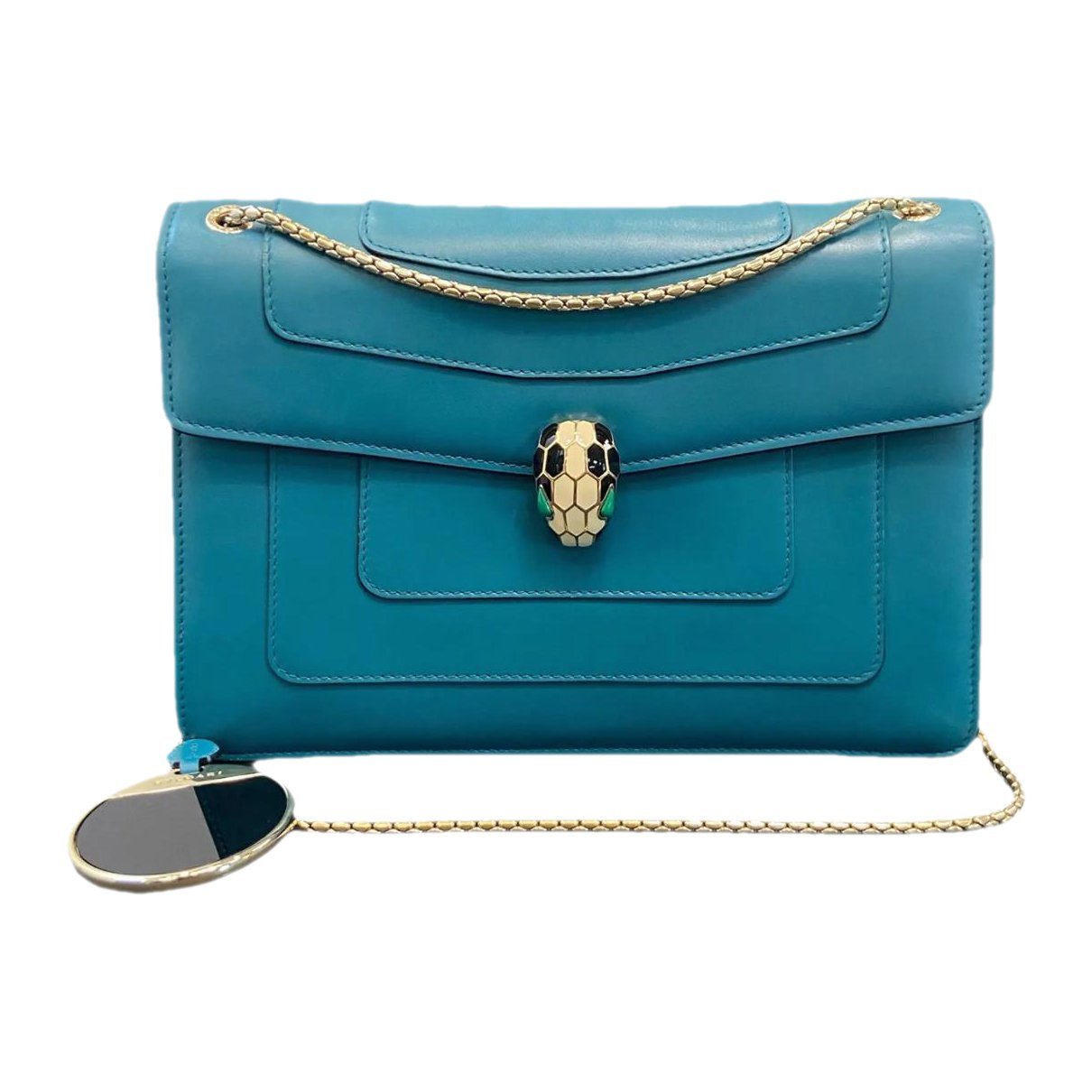 Serpenti leather crossbody bag