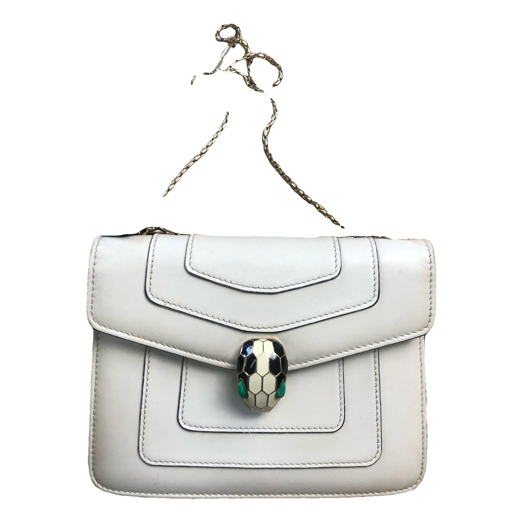 Bvlgari Serpenti leather crossbody bag