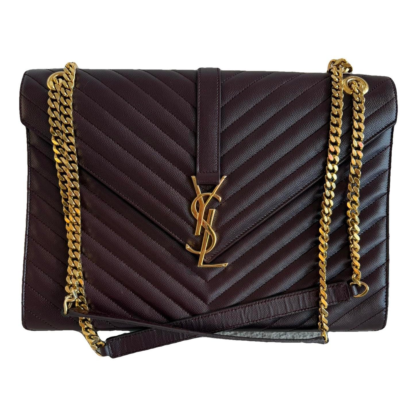 Envelope leather crossbody bag