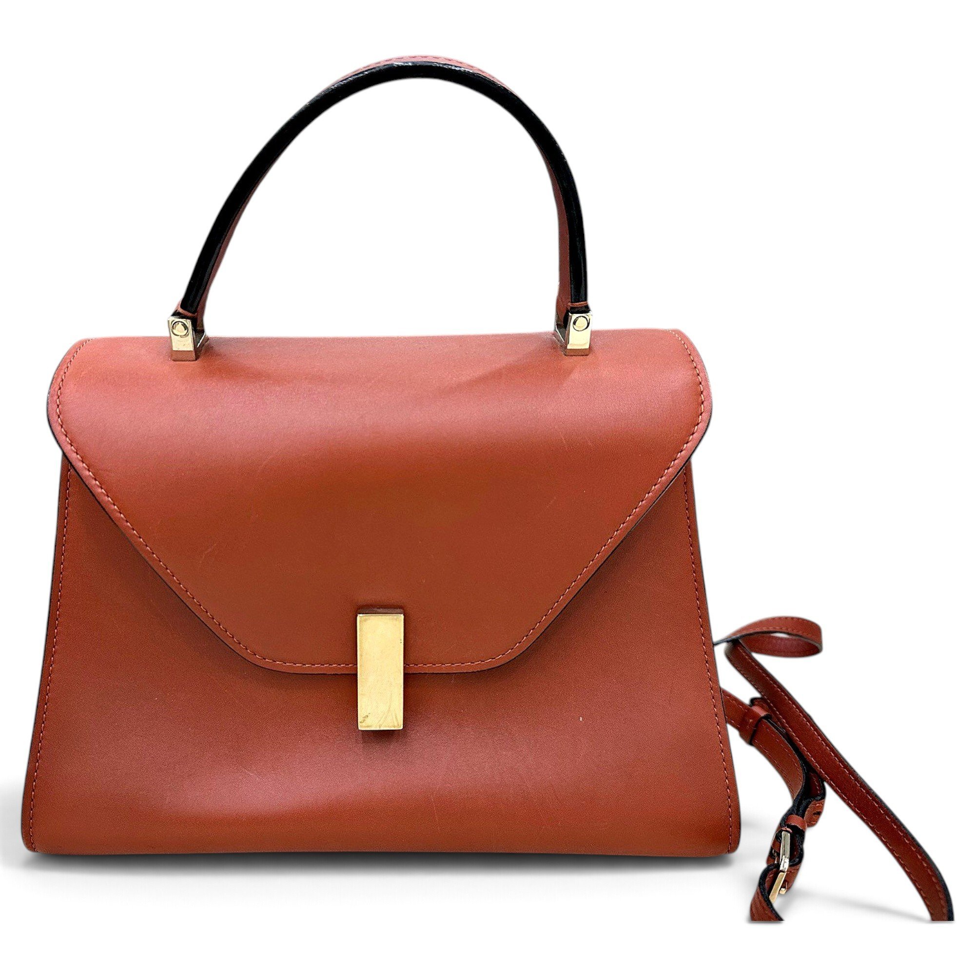 Iside leather handbag