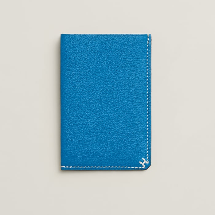 Bleu Zanzibar Porte-cartes H Sellier