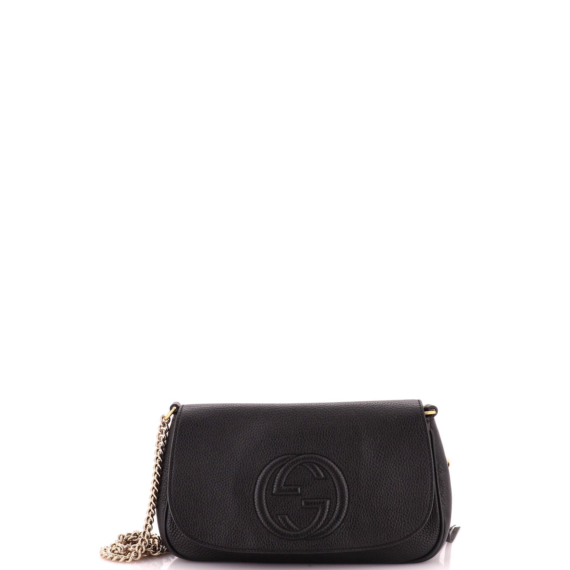 Soho Chain Crossbody Bag Leather Medium