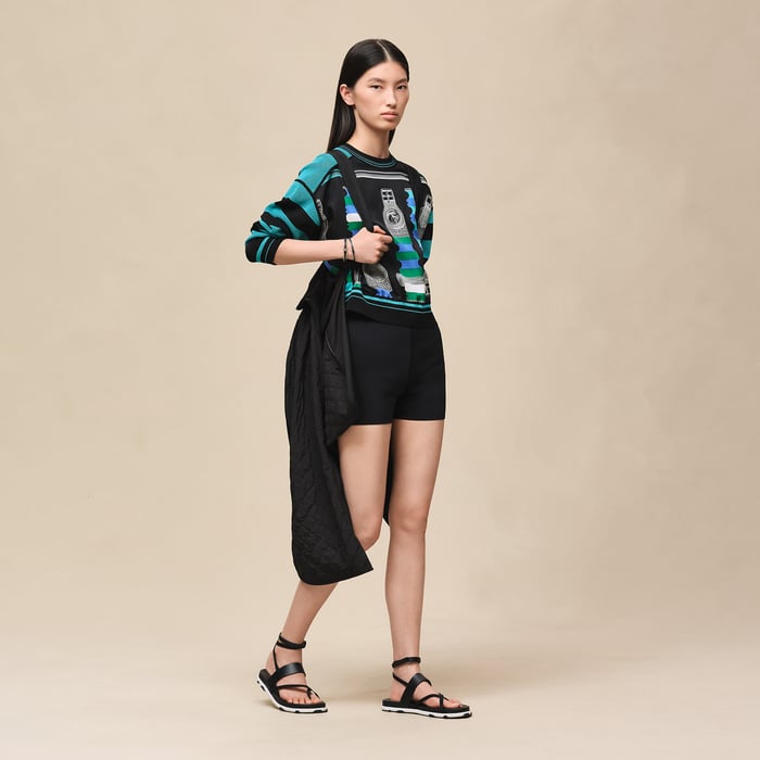 Noir Modular Poncho Jacket
