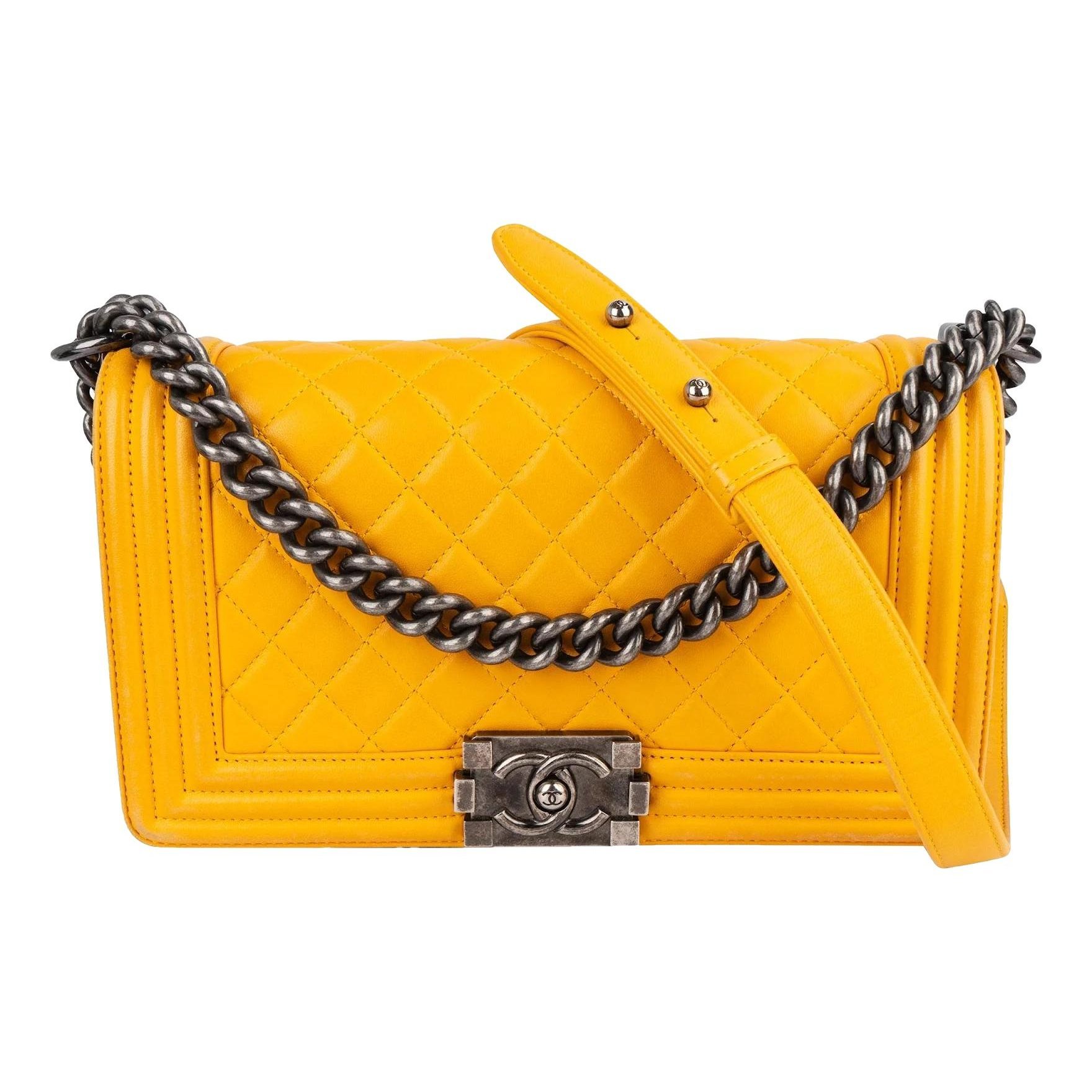 Boy leather crossbody bag