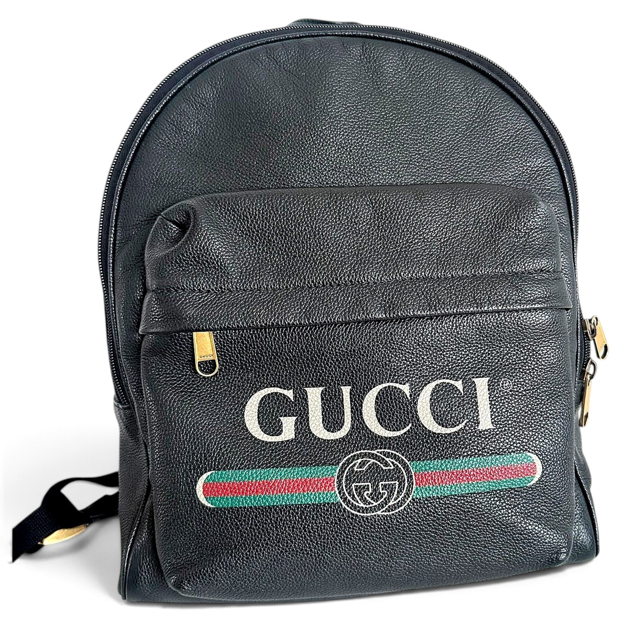 Leather backpack