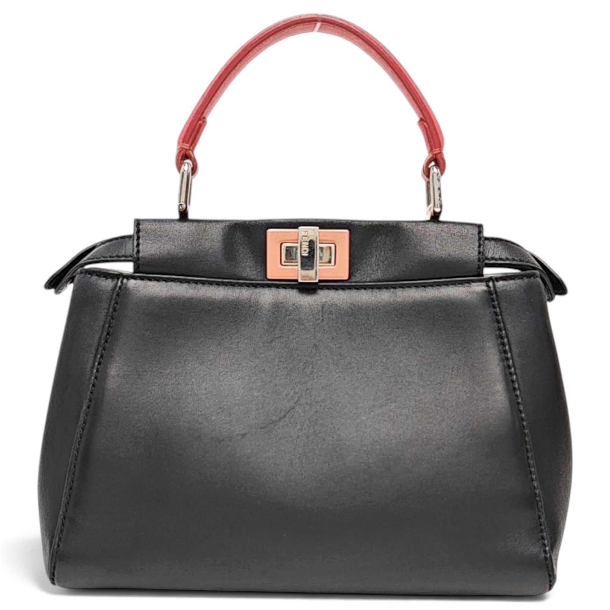 Peekaboo leather handbag