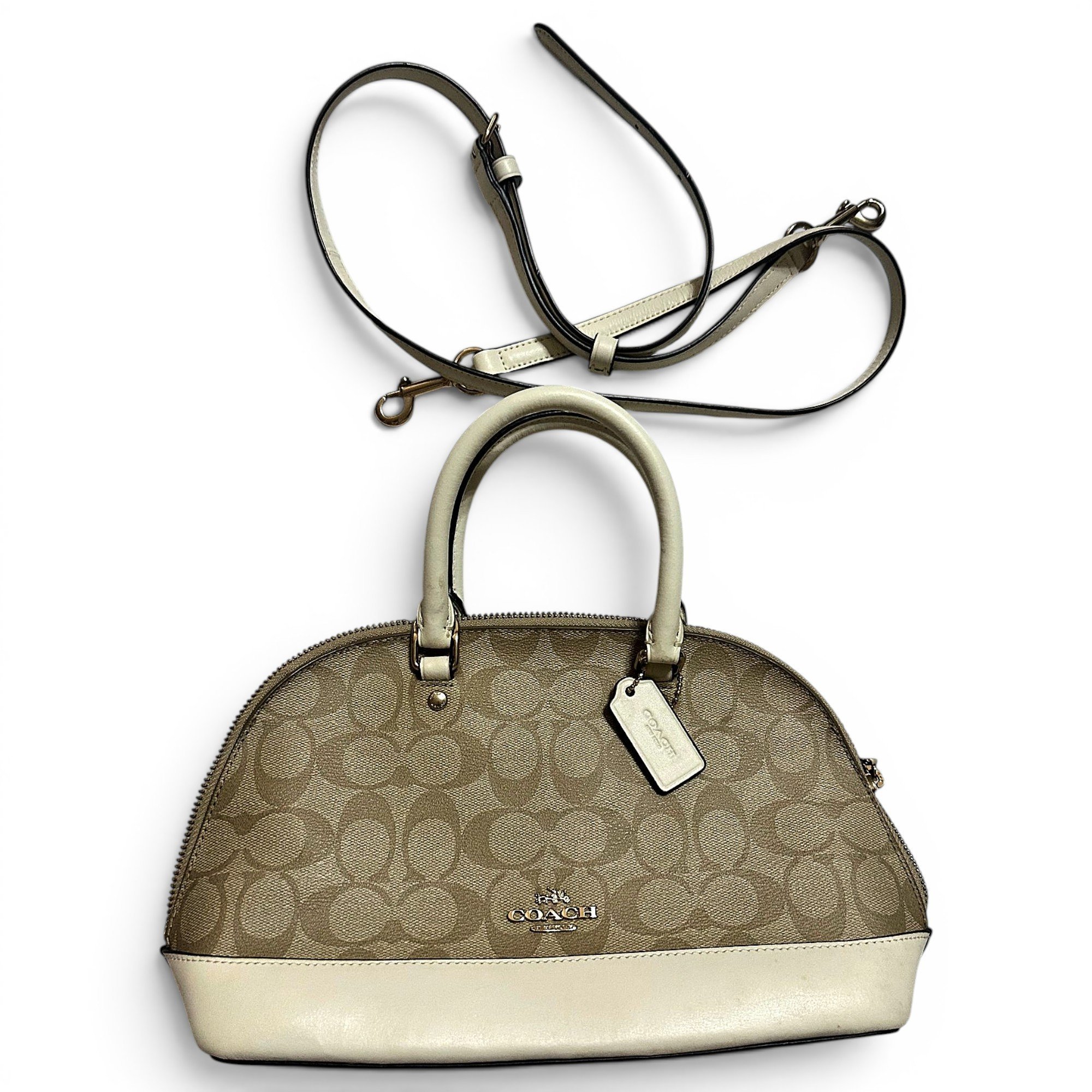 Coach Cartable mini sierra cloth satchel