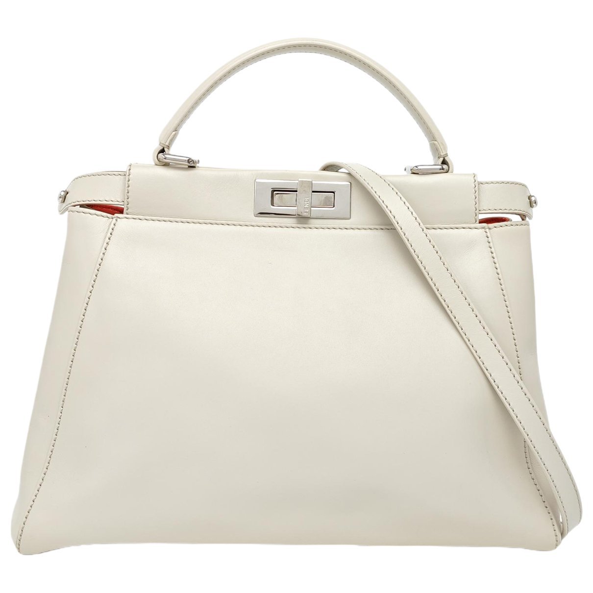 Peekaboo leather handbag