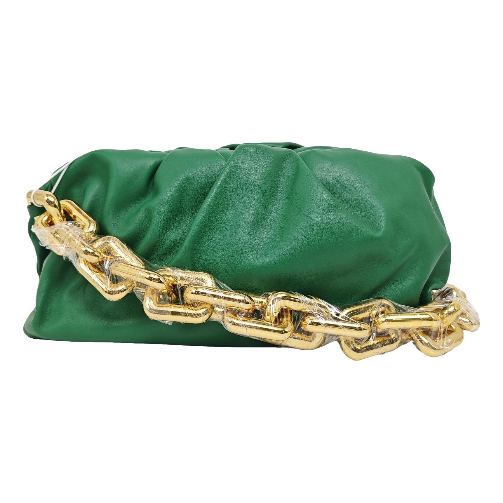 Chain Pouch leather handbag