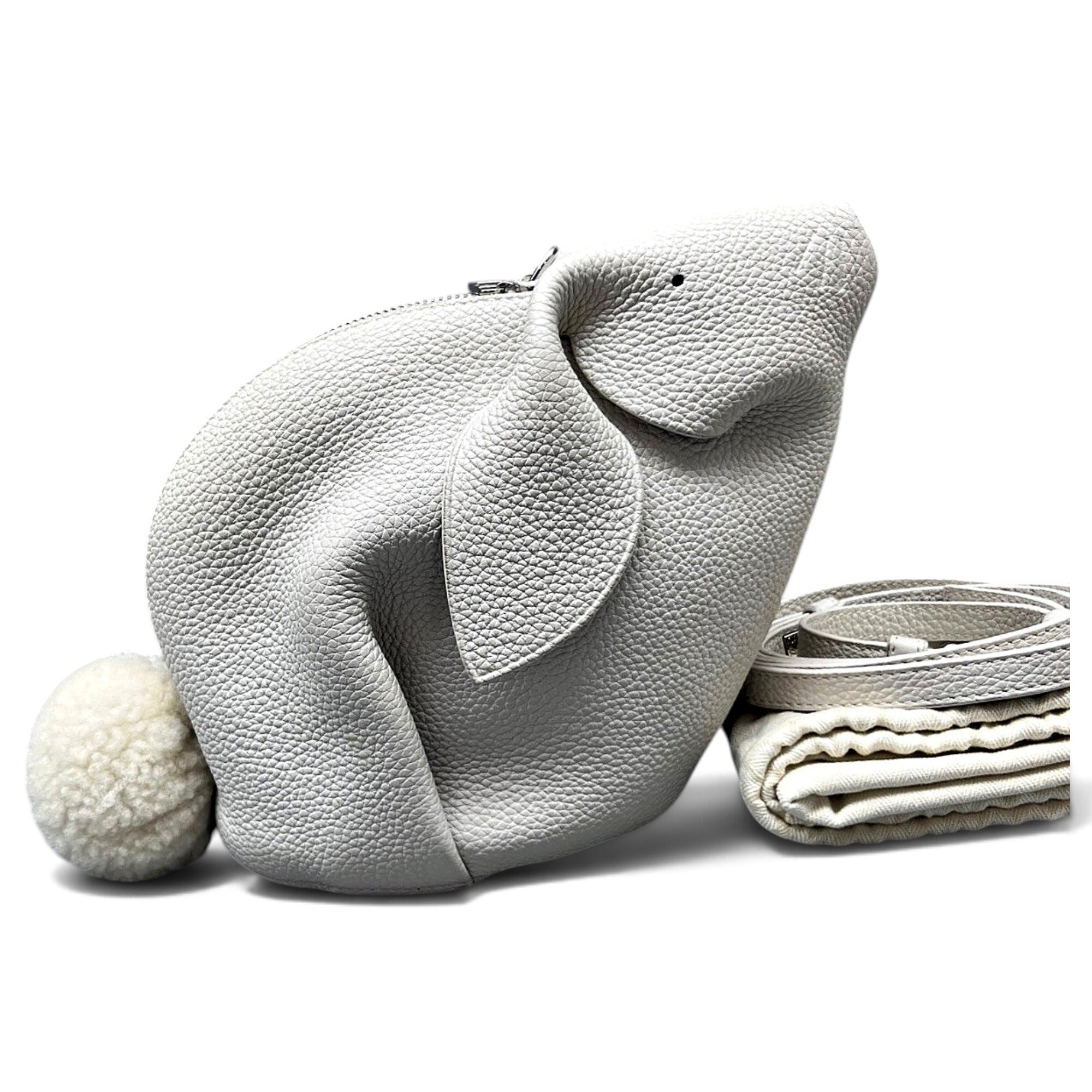 Animals leather handbag