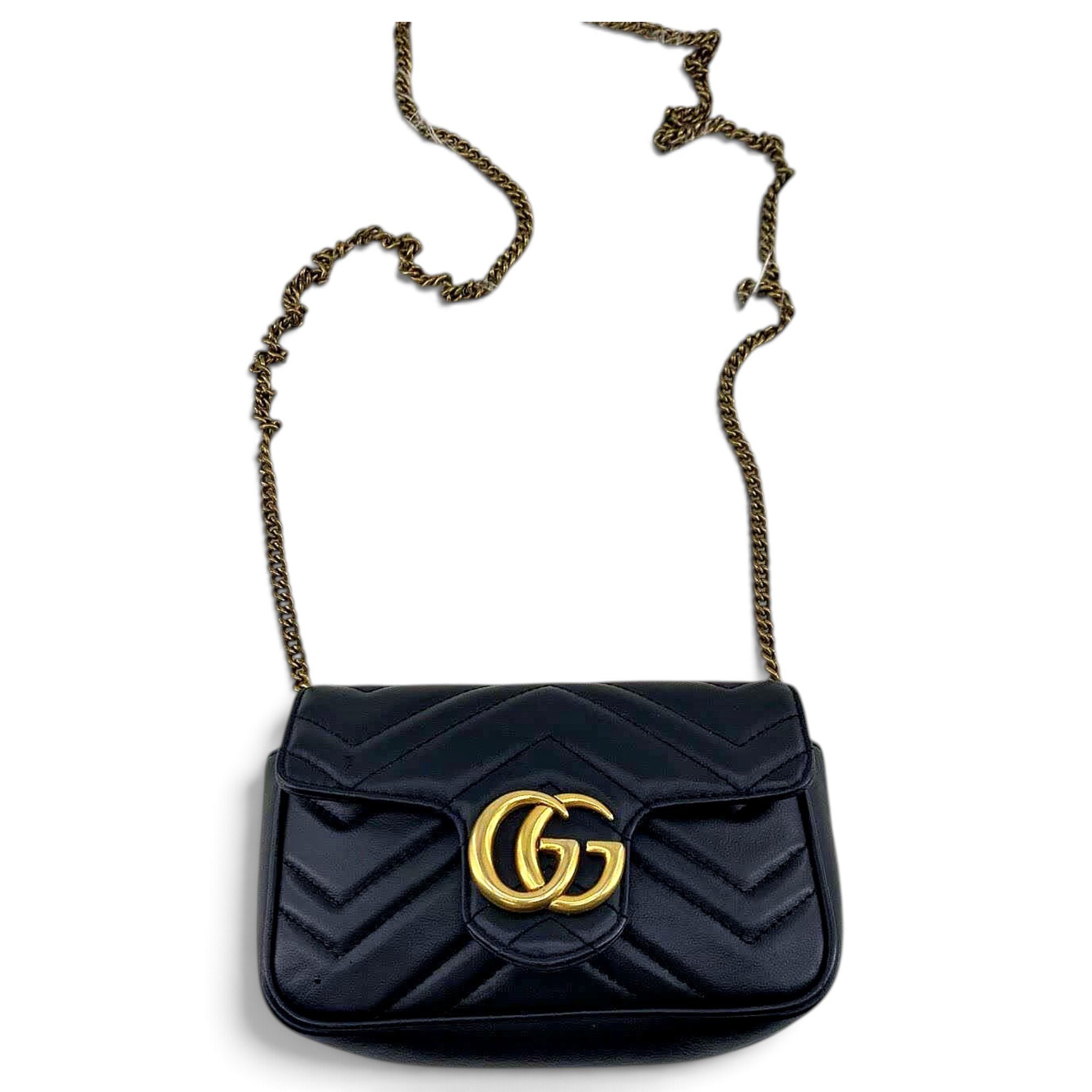 GG Marmont Flap leather crossbody bag