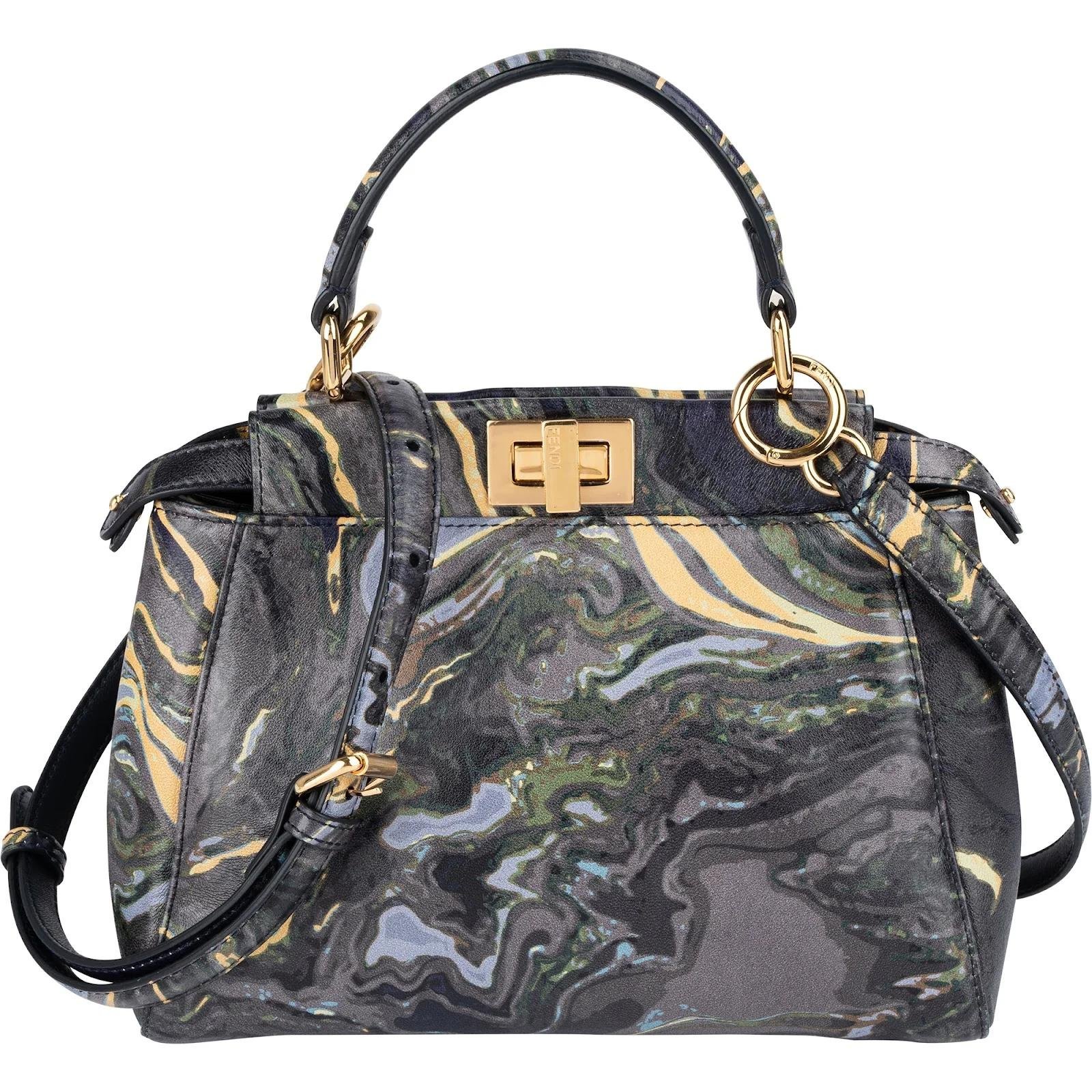 Peekaboo leather handbag