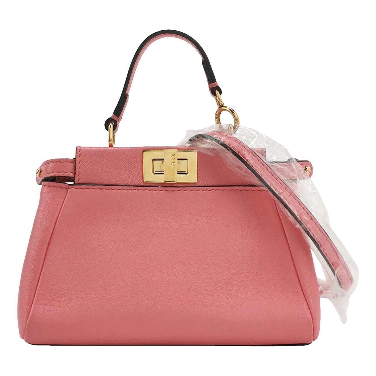 Peekaboo leather handbag