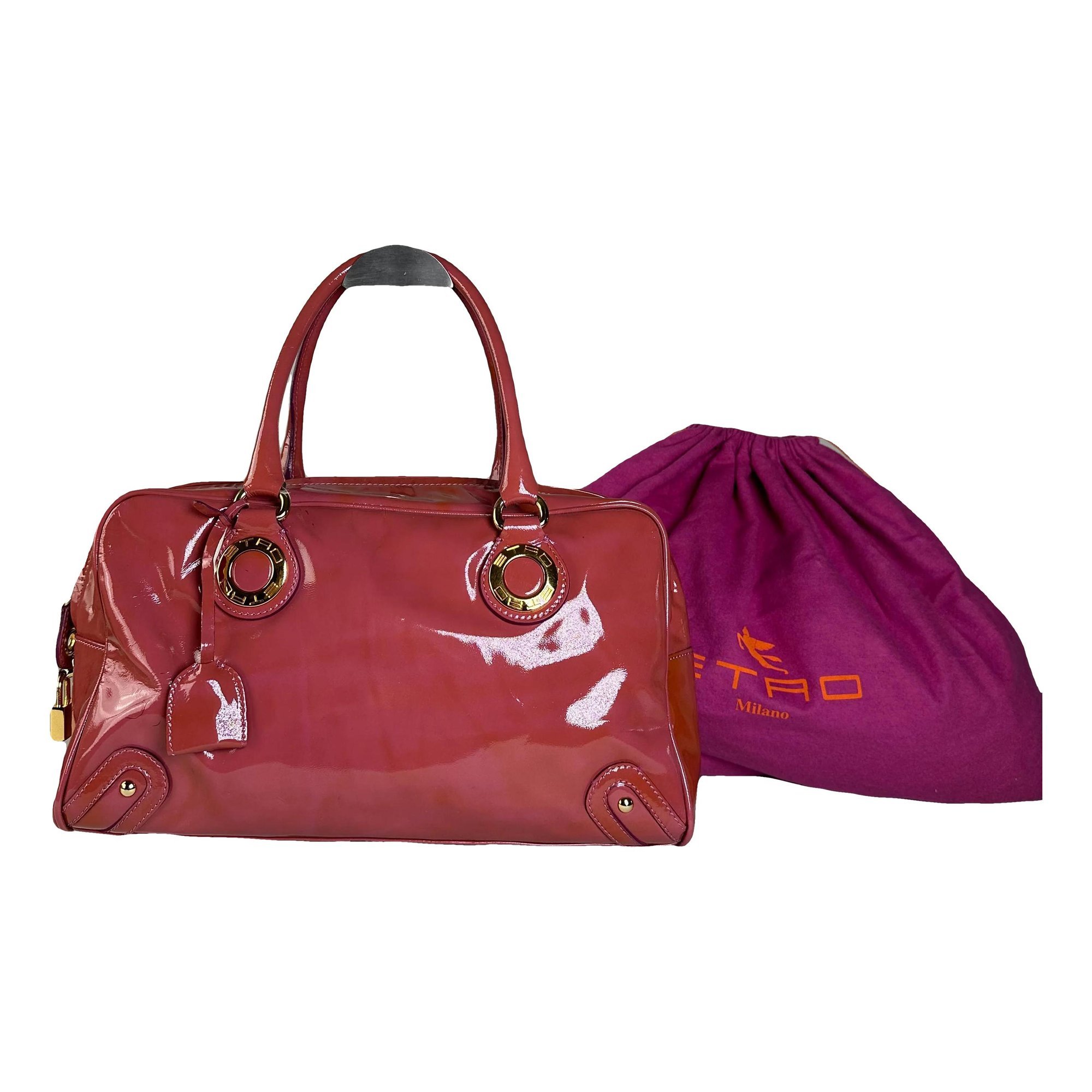 Patent leather crossbody bag