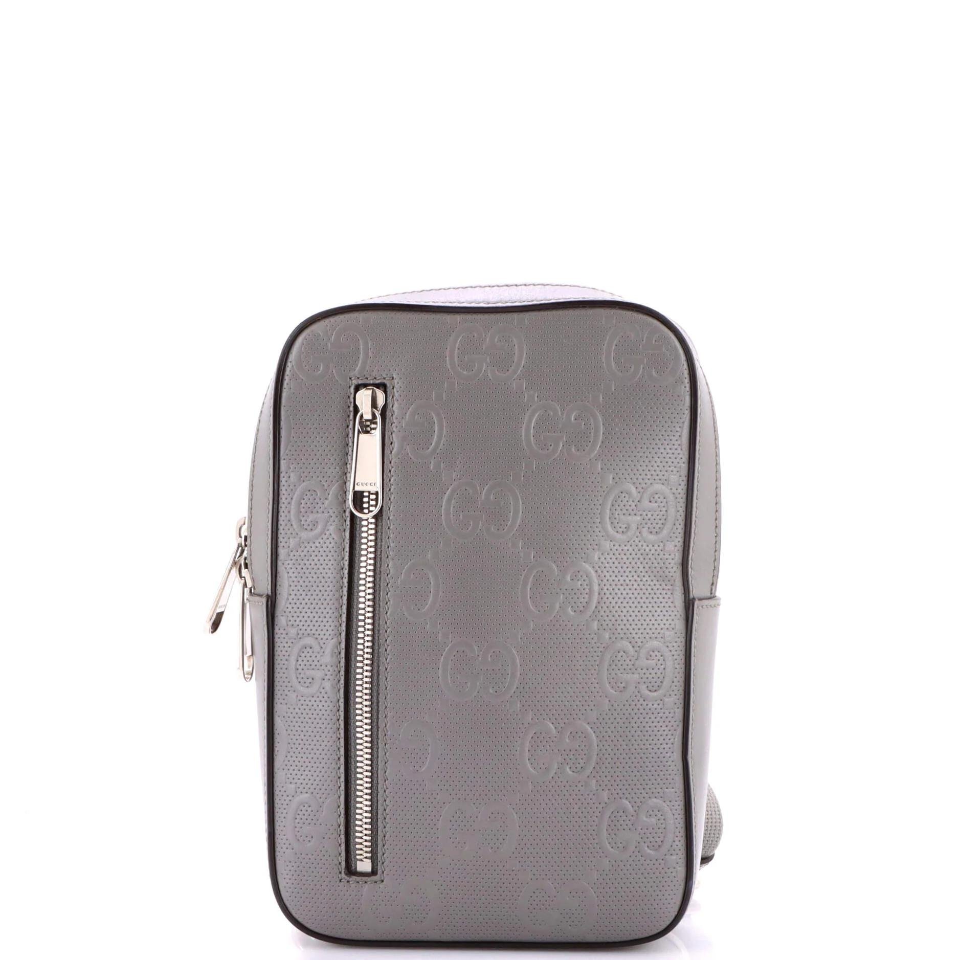 Leather backpack