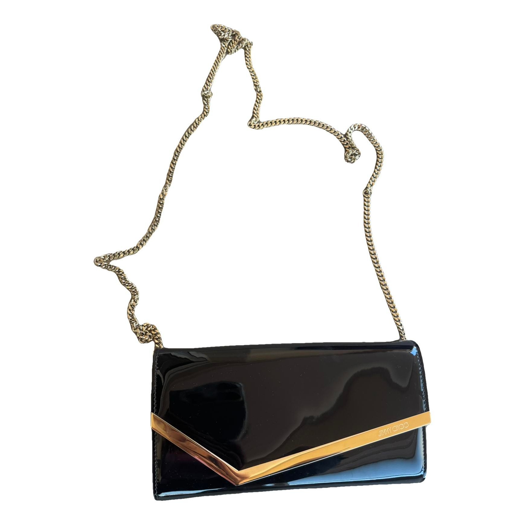 Patent leather handbag