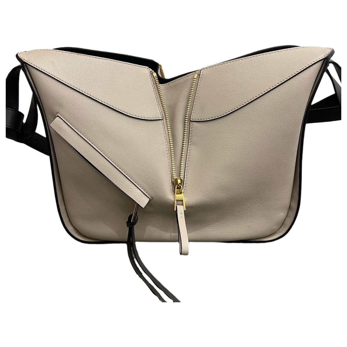 Hammock leather handbag