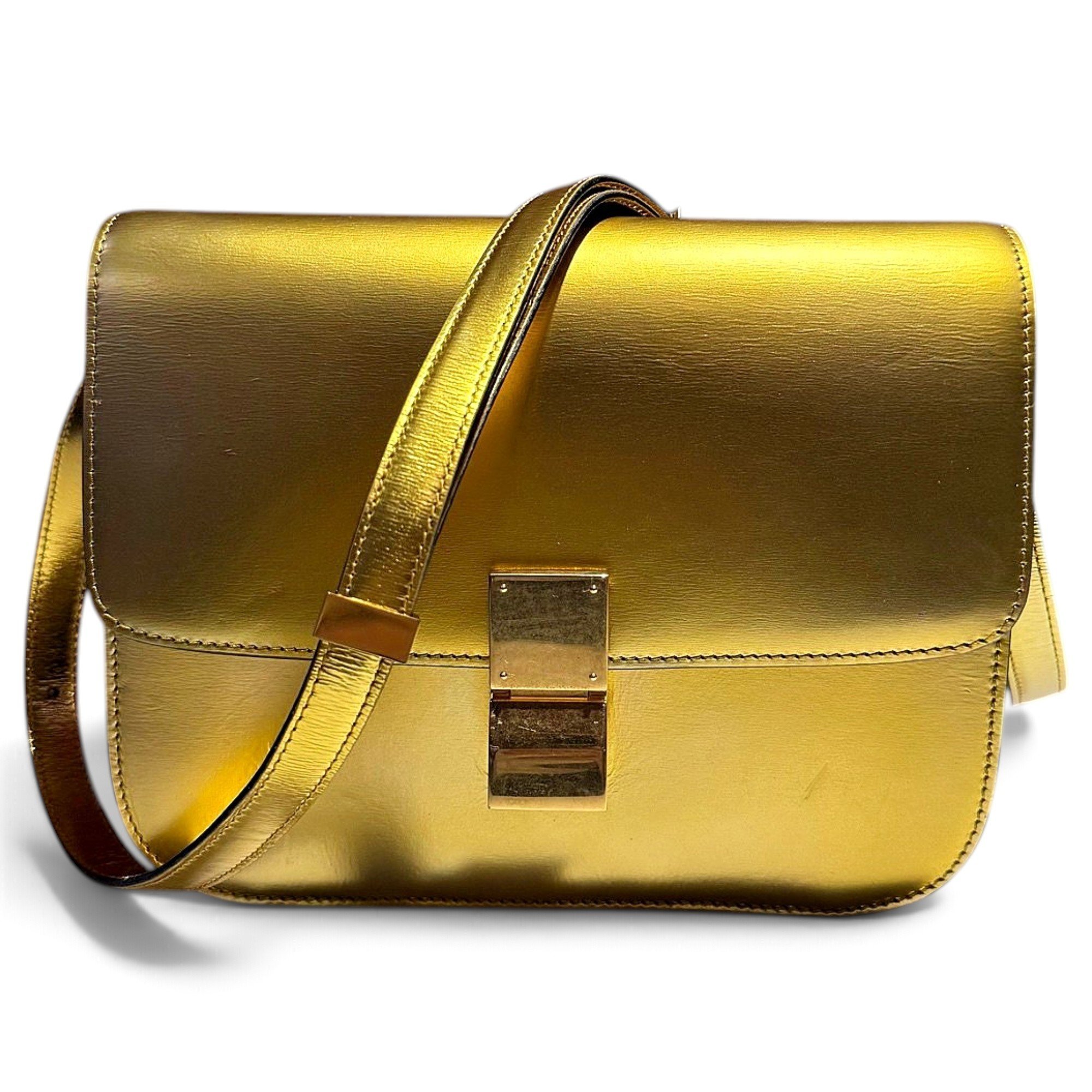 Classic leather handbag