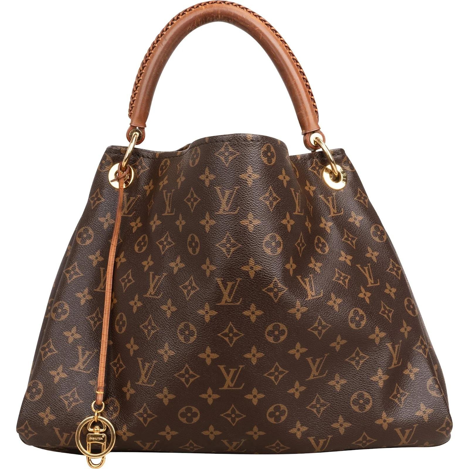 Artsy leather handbag