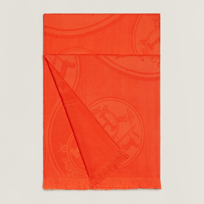 Orange Vif New Libris Stole
