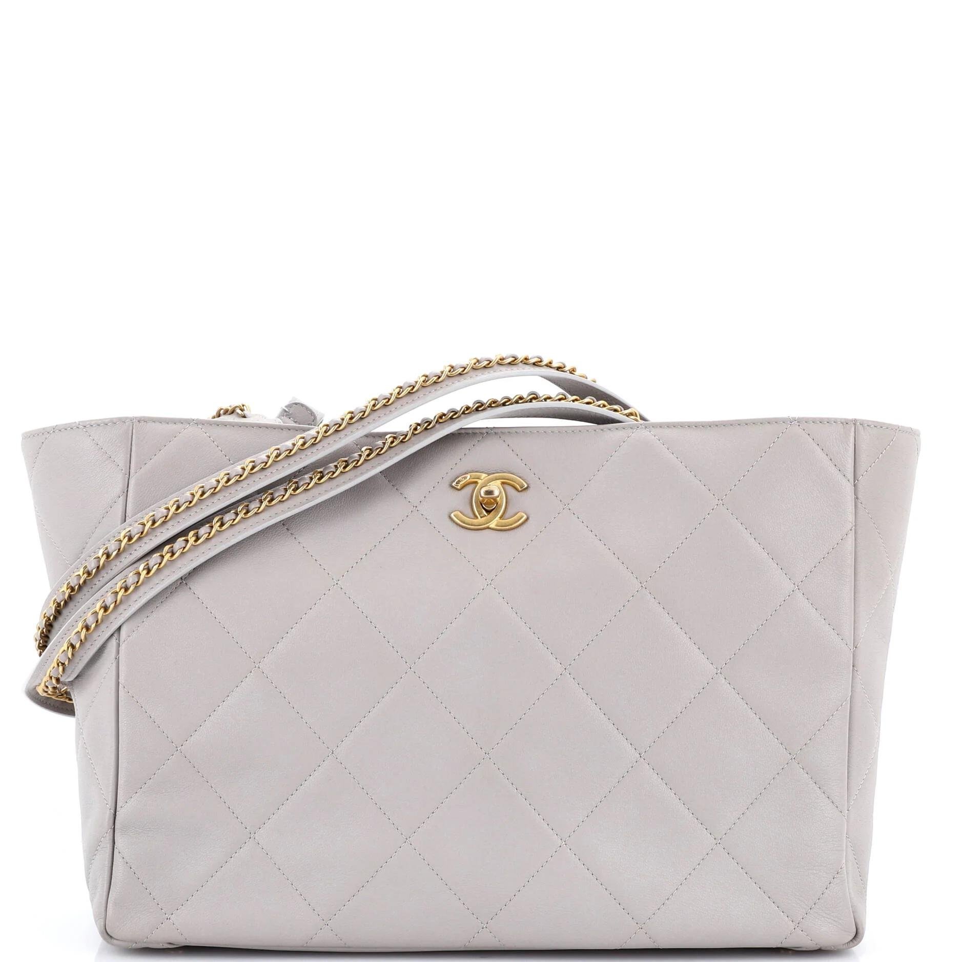 Classic CC Shopping leather tote